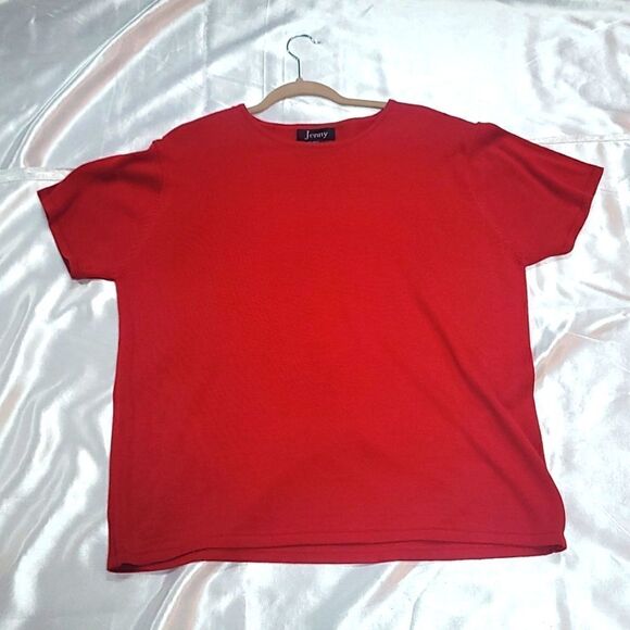 Woman's Jenny Red Sweater  - Picture 1 of 7